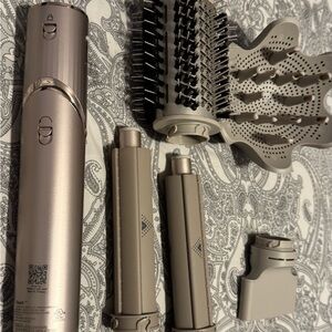 Elegant Hair Styling Set in Silver and Gray